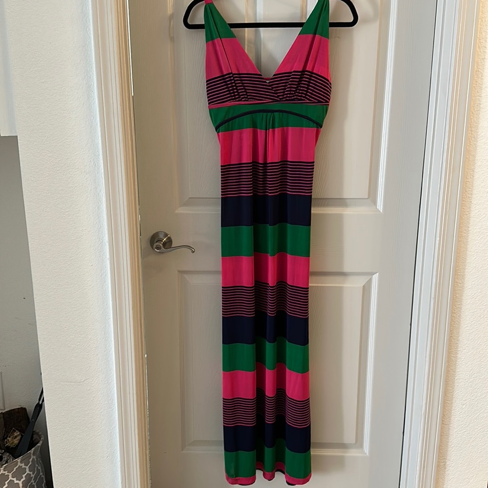 Striped maxi dress